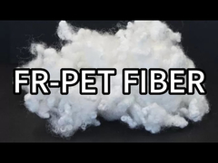Fibre de polyester ignifuge